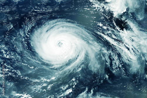 Hurricane, typhoon from space. Elements of this image furnished by NASA photo