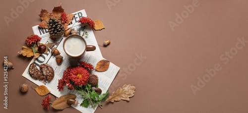 Composition with cup of cof...