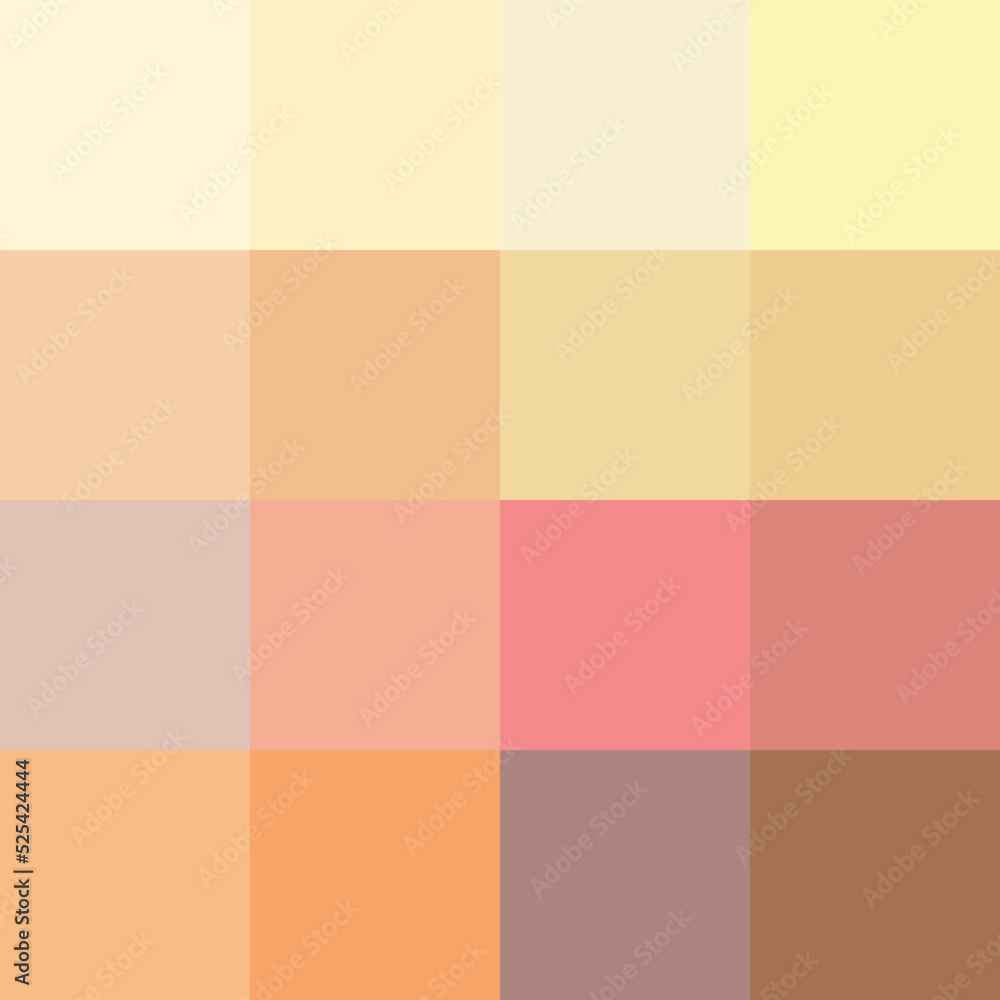 Caucasian skin tones color palette Caucasian skin tones color palette