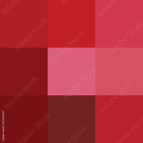 Cherry red retro colors tile