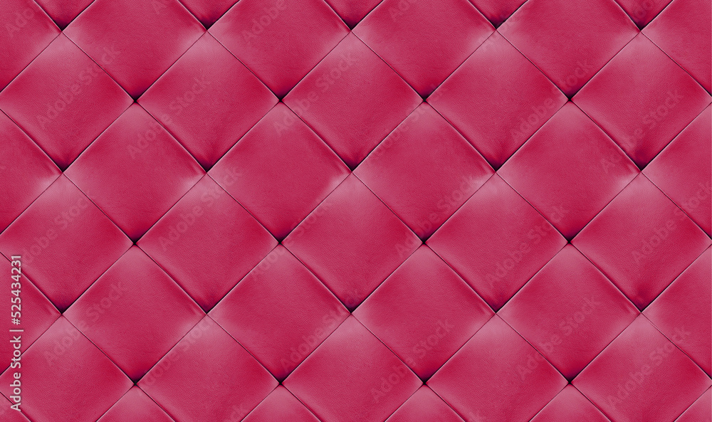Pink natual leather background for the wall in the room. Interior design, headboards made of artificial leather, leatherette , furniture upholstery. Classic checkered pattern for furniture, headboard Pink natual leather background for the wall in the room. Interior design, headboards made of artificial leather, leatherette , furniture upholstery. Classic checkered pattern for furniture, headboard