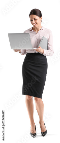 Female teacher of computer ...