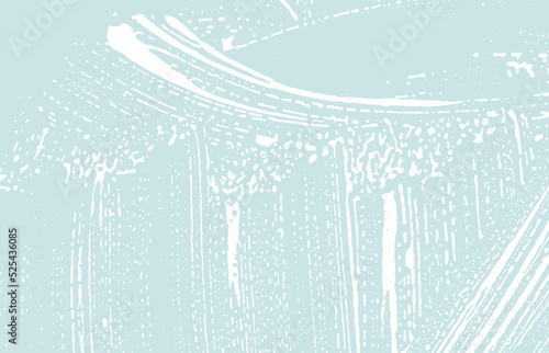 Grunge texture. Distress blue rough trace. Creativ