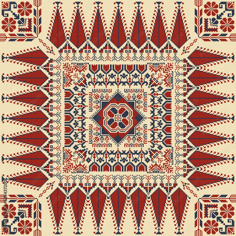 Tatreez pattern 38 Tatreez pattern 38