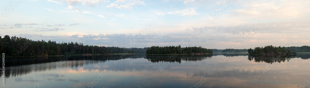 panorama of a lake