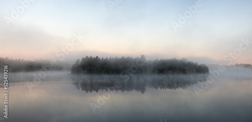 panorama of forest lake © Maslov Dmitry
