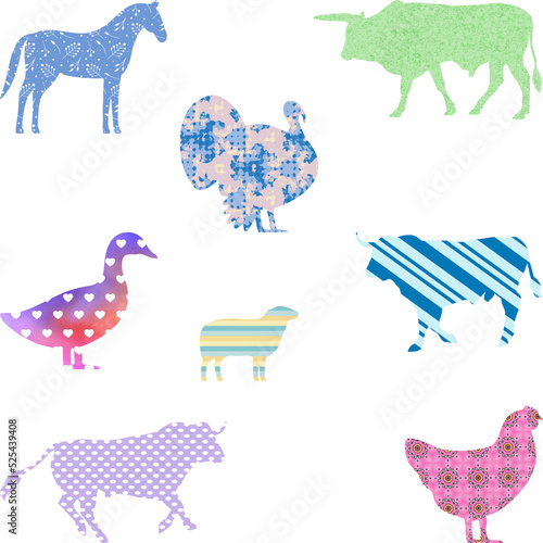 Pattern Farm Animals photo