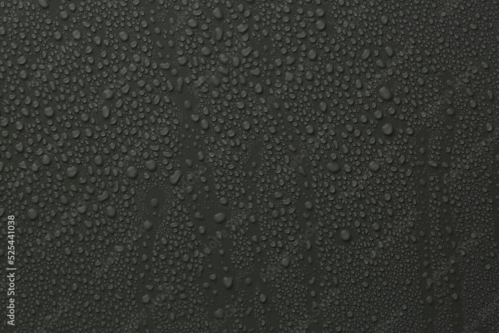 Many water drops on dark grey background Many water drops on dark grey background