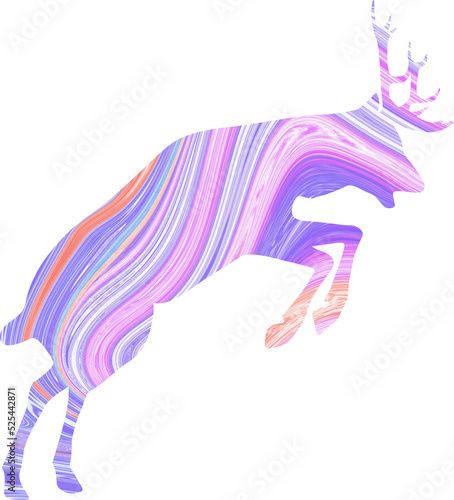 Fototapeta Naklejka Na Ścianę i Meble -  Pattern Deer