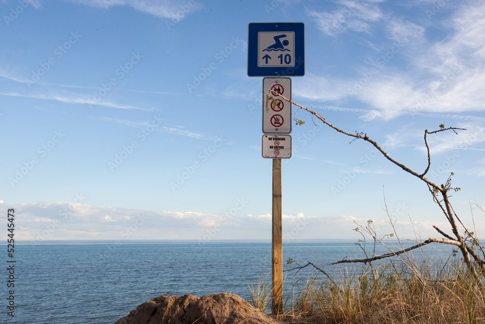 Beach Ahead on the shores of Lake Erie