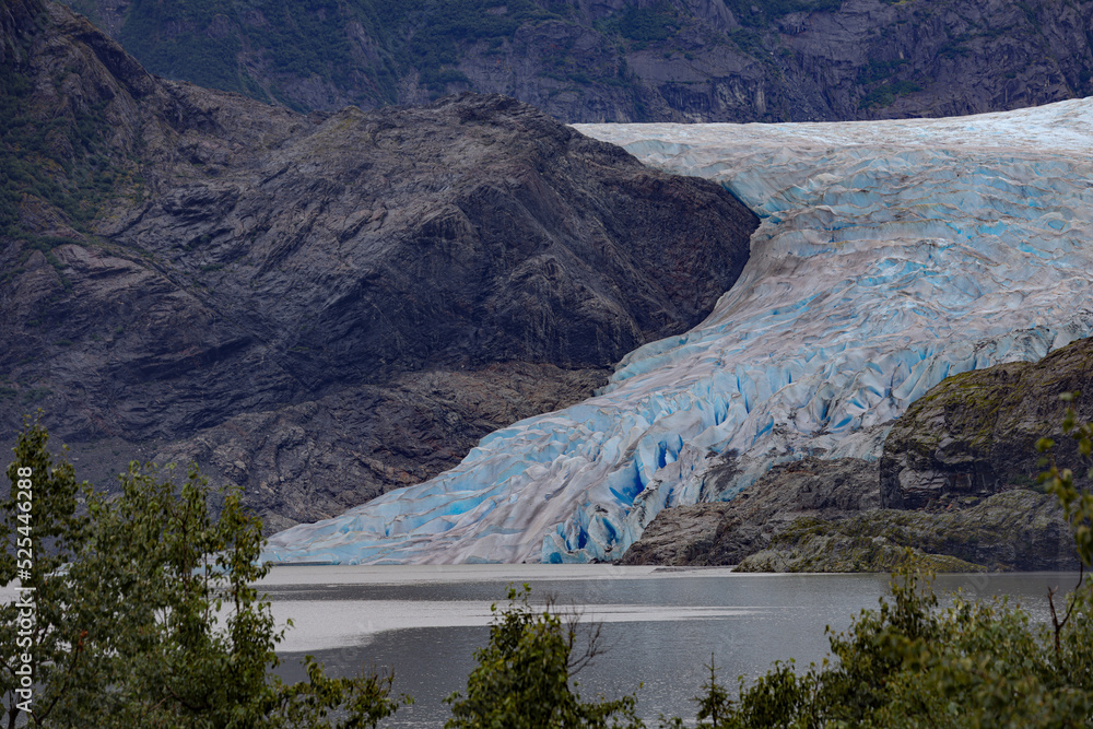 Mendenhall and other glaciers in Alaska