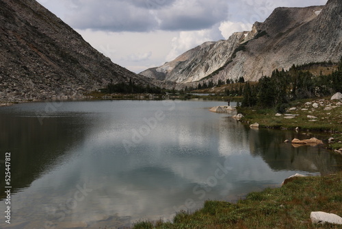 rocky mountain alpine lake