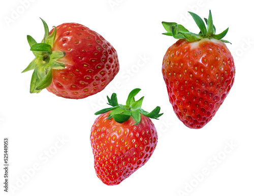 Fototapeta Naklejka Na Ścianę i Meble -  strawberries di-cut png file