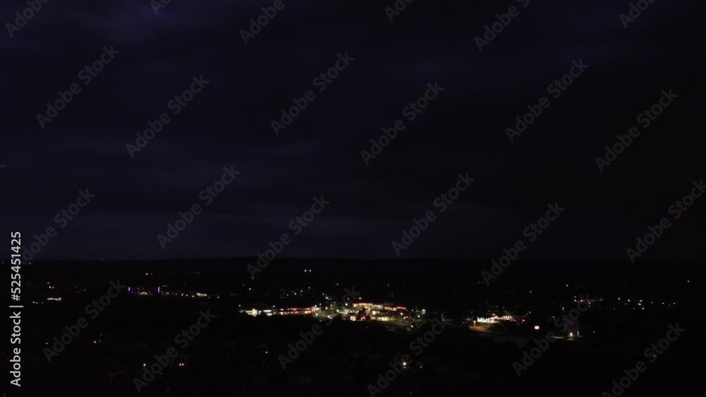Thunder and lightning in a storm cloud-filled night sky Thunder and lightning in a storm cloud-filled night sky