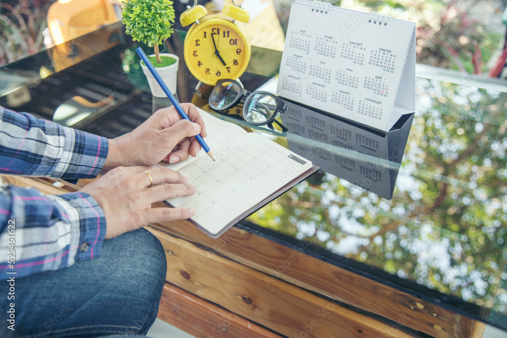 2022 Calendar event planner timetable agenda plan on organize schedule