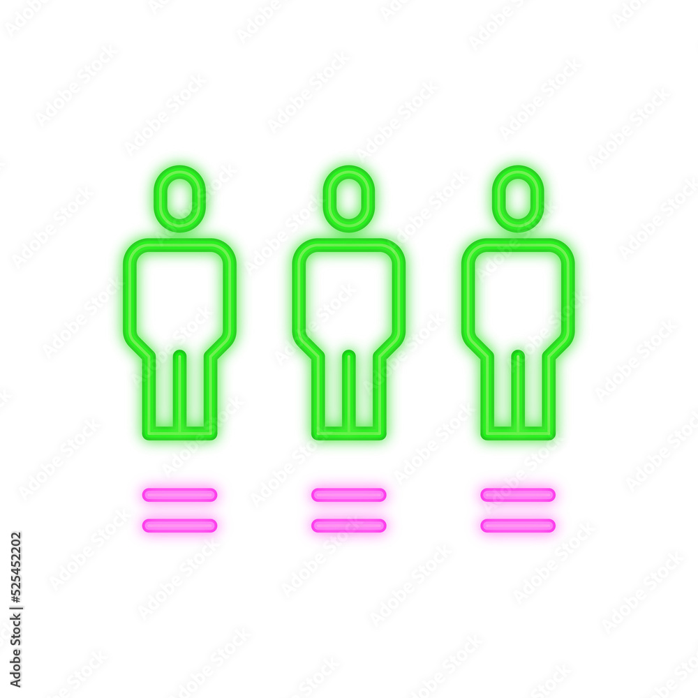 group neon icon group neon icon