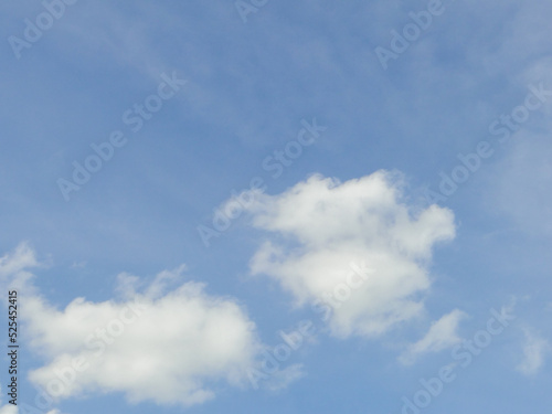 blue sky with white clouds