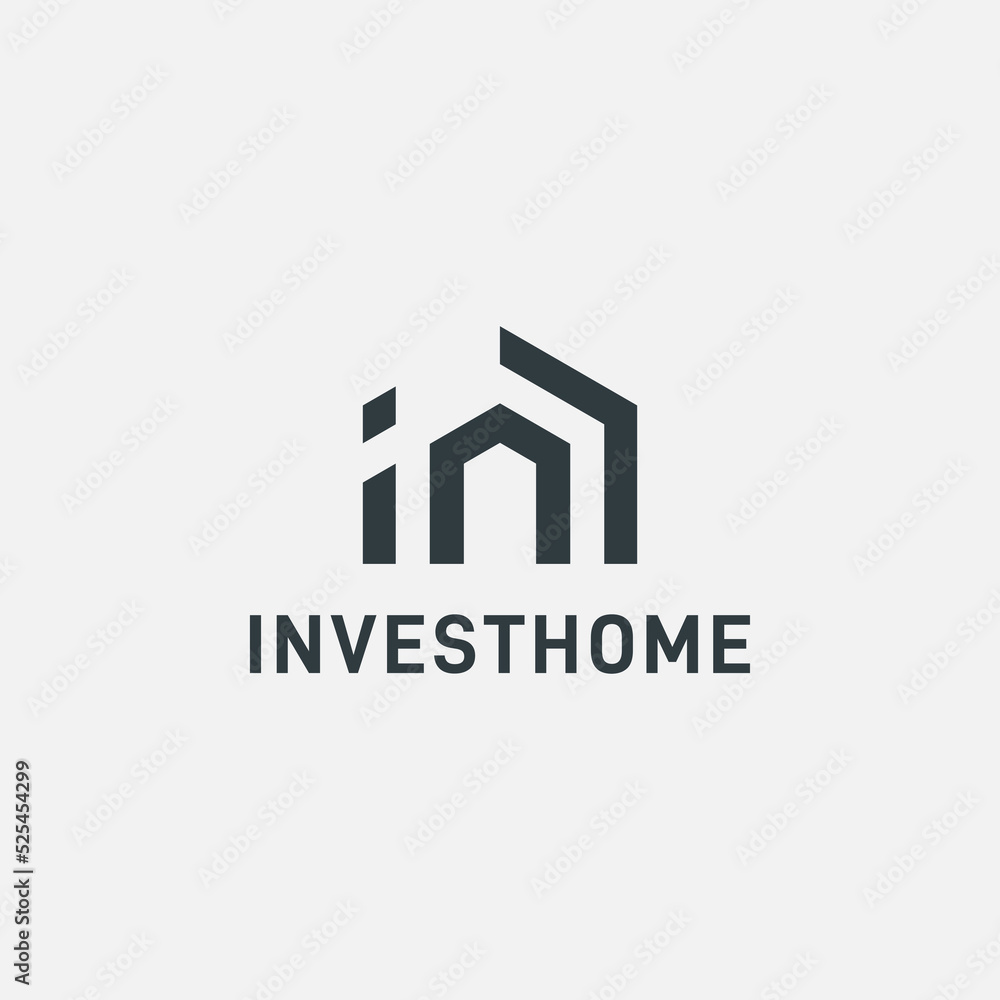 Creative house investment logo design Creative house investment logo design