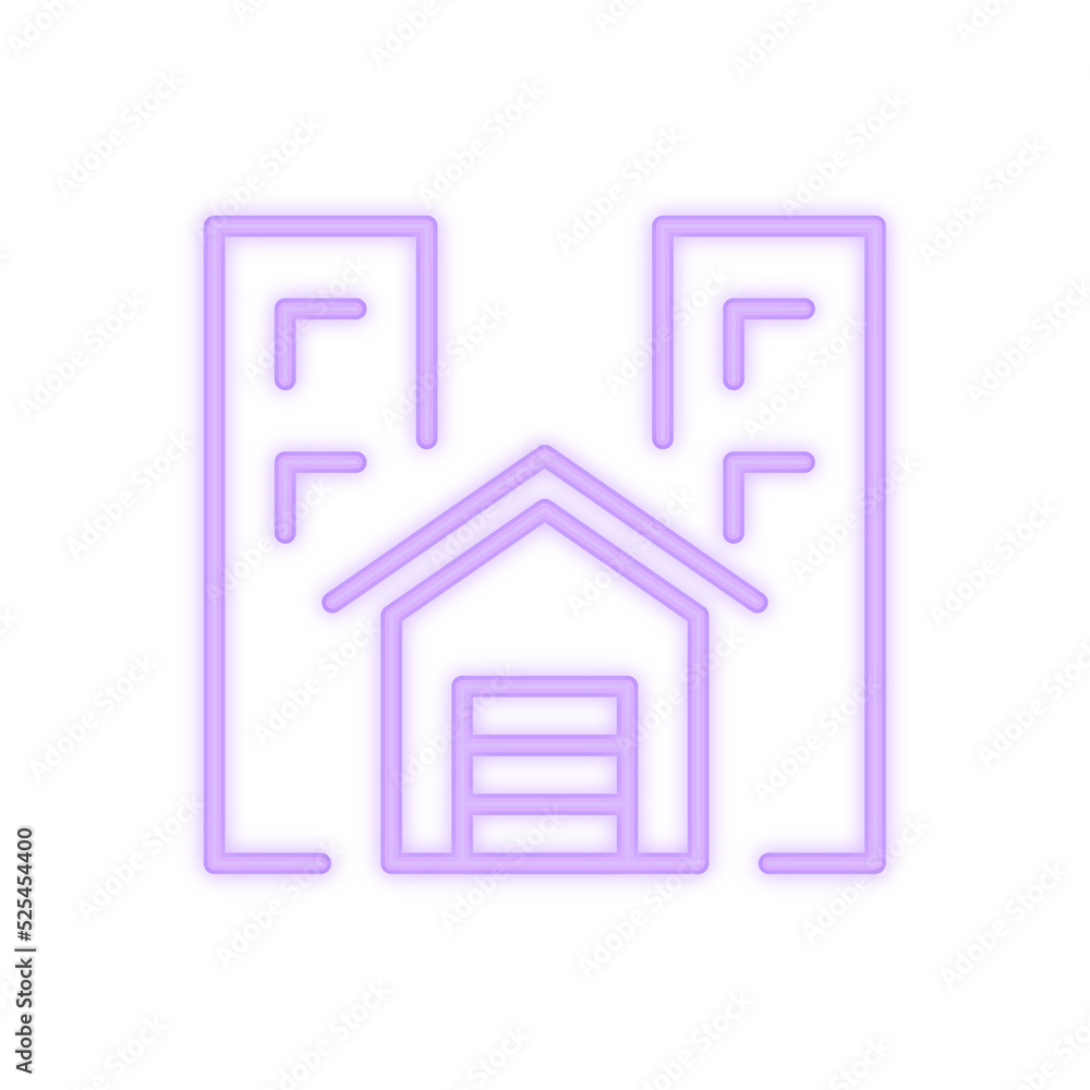 city neon icon city neon icon
