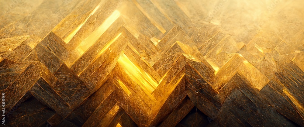 Gold abstract background 3D illustrations Stock Illustration | Adobe Stock