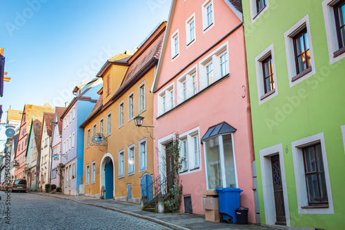 Colorful city village architecture of Rothenburg ob der Tauber in Germany © Jacki