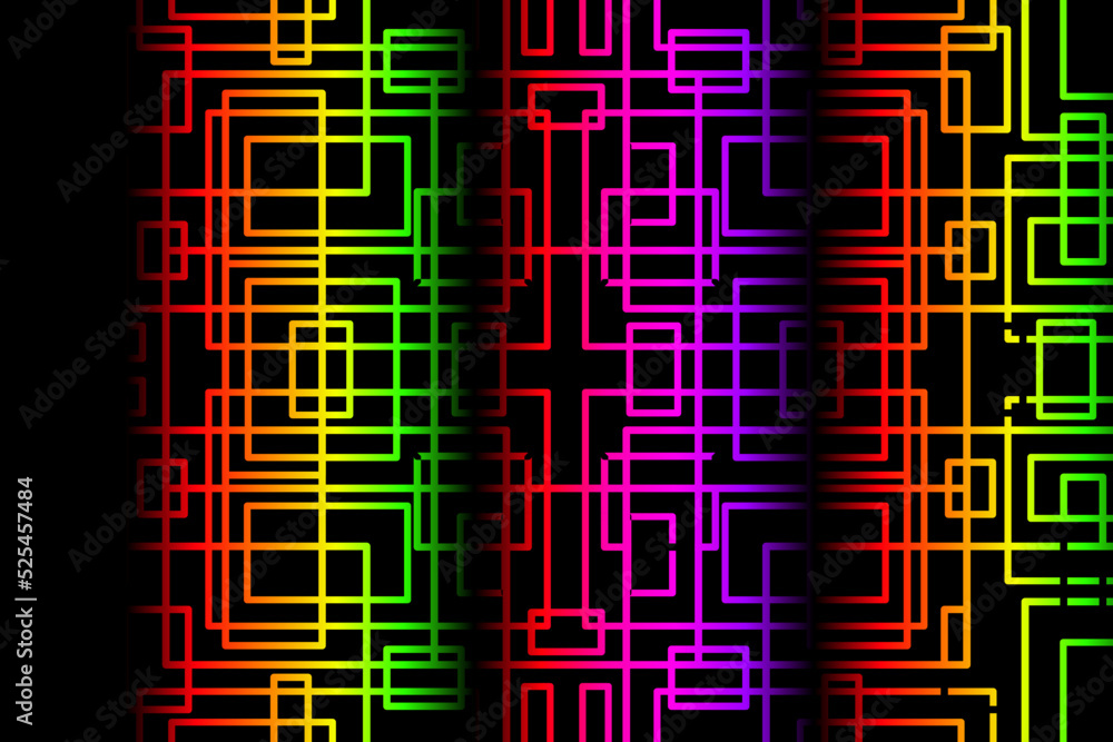 simple line art colourful rainbow with Black background for wallpaper ads simple line art colourful rainbow with Black background for wallpaper ads