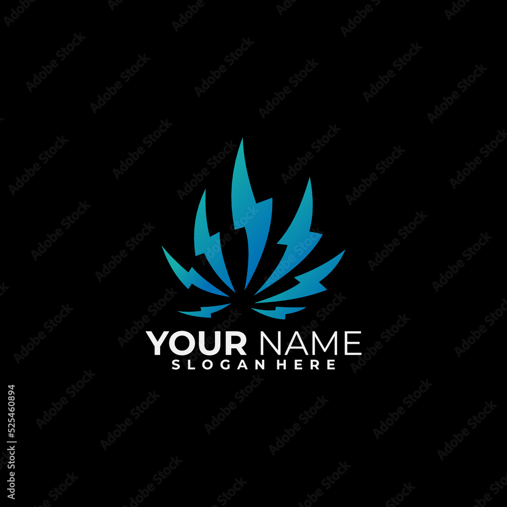 abstract electric logo vector design template abstract electric logo vector design template