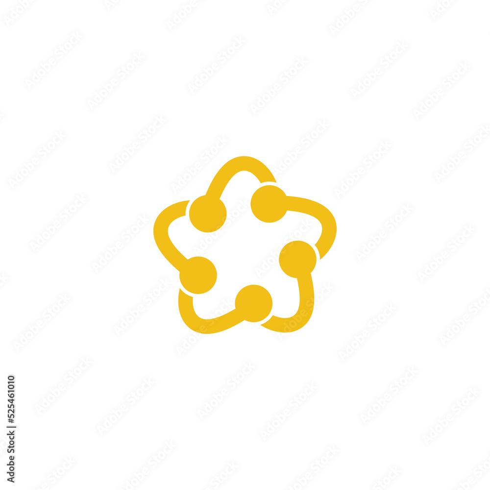 star logo vector design template star logo vector design template