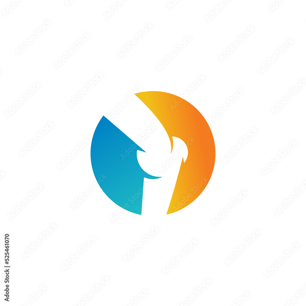 bone logo vector design template bone logo vector design template