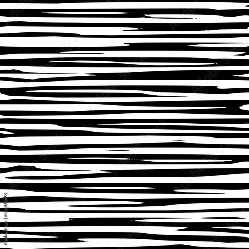Seamless pattern. Vector background, horizontal lines and scratches in grunge style.