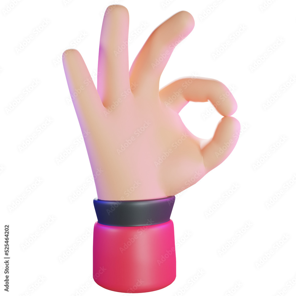 Obraz premium Nice hand gesture