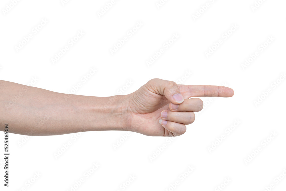 Closeup of male hand showing gesture sign on transparent background - PNG format. Closeup of male hand showing gesture sign on transparent background - PNG format.