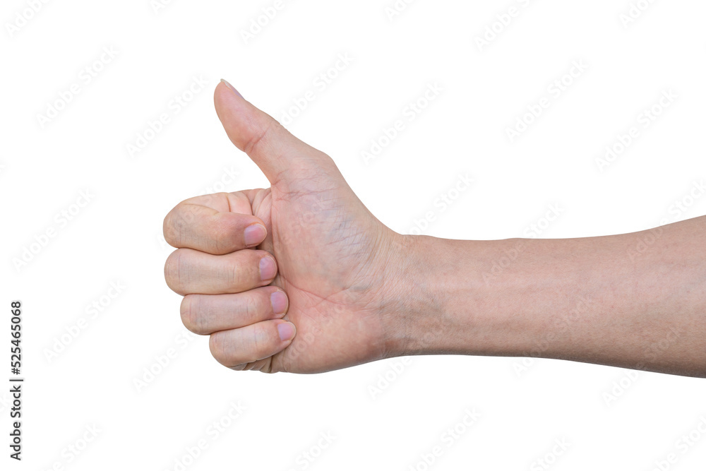 Closeup of male hand showing gesture sign on transparent background - PNG format. Closeup of male hand showing gesture sign on transparent background - PNG format.