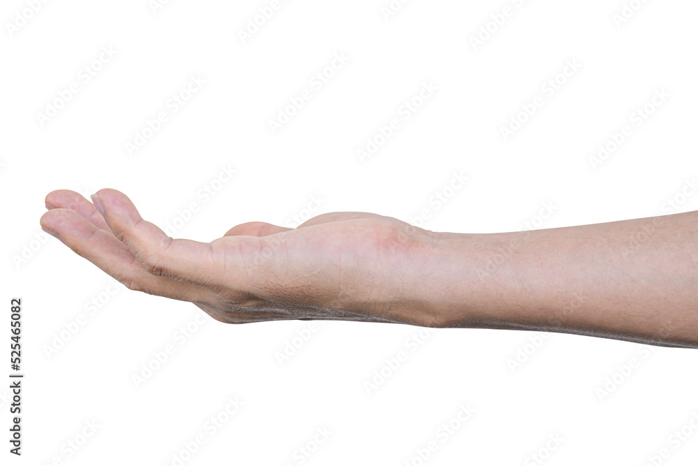 Closeup of male hand showing gesture sign on transparent background - PNG format. Closeup of male hand showing gesture sign on transparent background - PNG format.