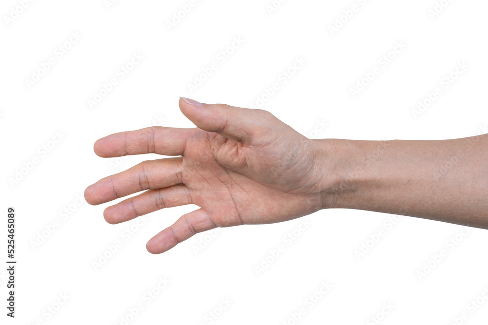 Closeup of male hand showing gesture sign on transparent background - PNG format. Closeup of male hand showing gesture sign on transparent background - PNG format.