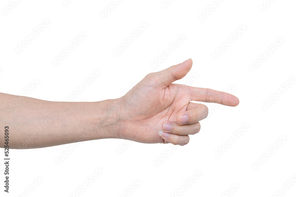Closeup of male hand showing gesture sign on transparent background - PNG format. Closeup of male hand showing gesture sign on transparent background - PNG format.