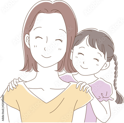 仲の良い母と娘
