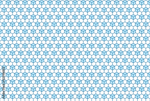 Backgroung seamless Geomatric Pattern in blue