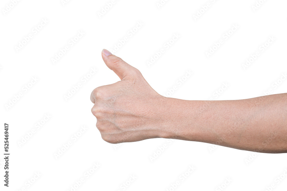 Closeup of male hand showing gesture sign on transparent background - PNG format. Closeup of male hand showing gesture sign on transparent background - PNG format.