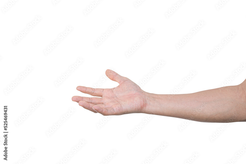 Closeup of male hand showing gesture sign on transparent background - PNG format. Closeup of male hand showing gesture sign on transparent background - PNG format.