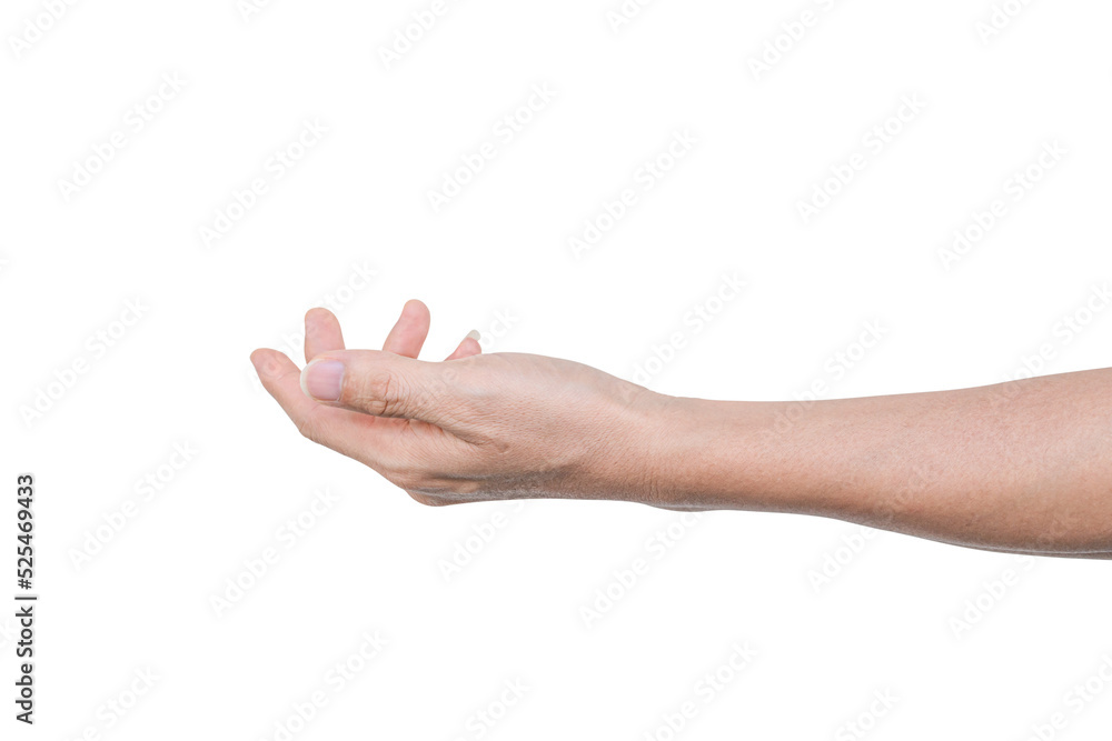 Closeup of male hand showing gesture sign on transparent background - PNG format. Closeup of male hand showing gesture sign on transparent background - PNG format.