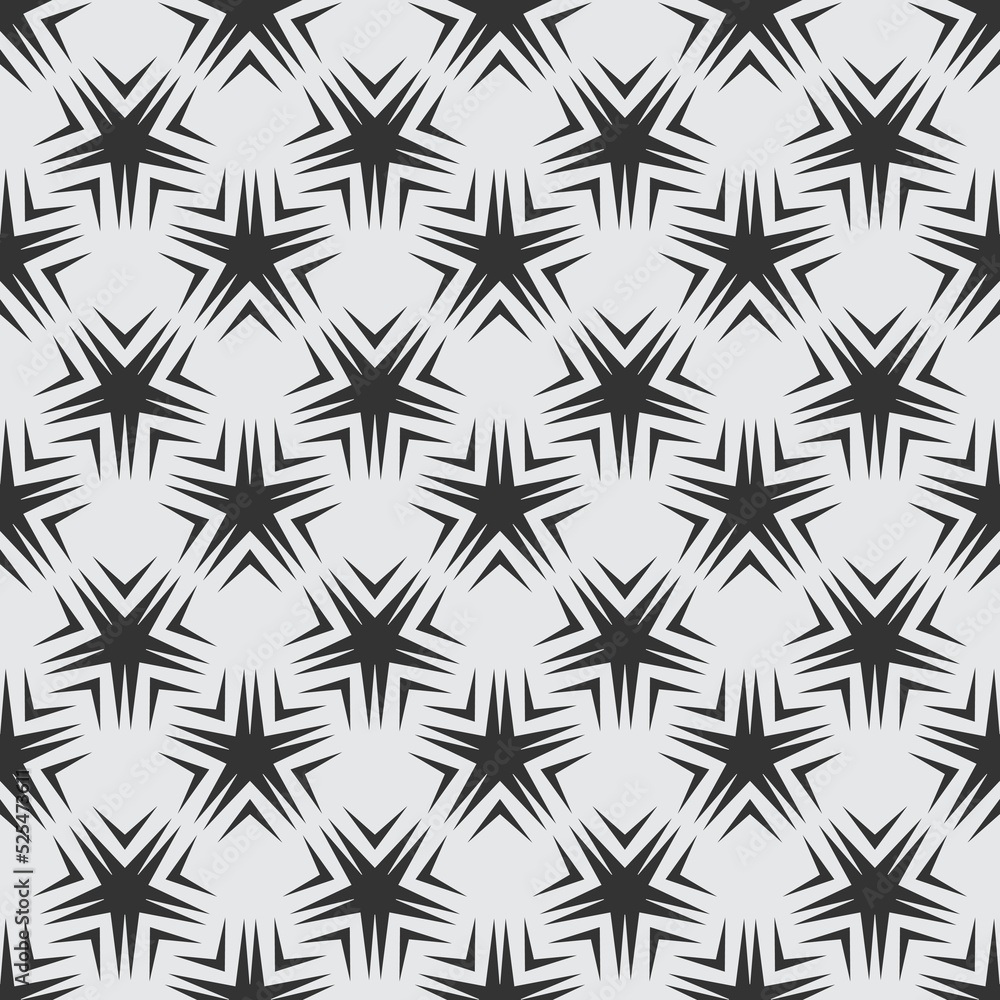 silhouette star monochrome seamless pattern silhouette star monochrome seamless pattern