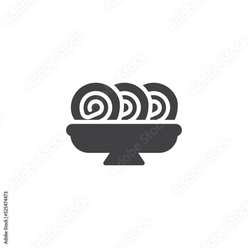 Murukku snack vector icon