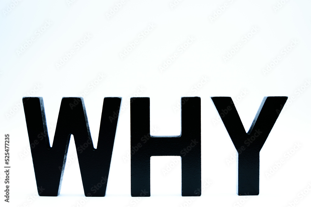 whyの文字とコピースペース