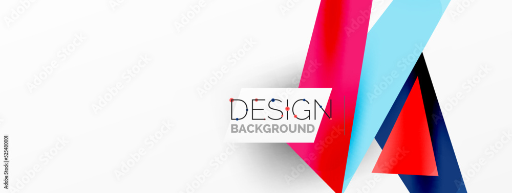 Obraz premium Background abstract overlapping shapes. Minimal composition vector illustration for wallpaper banner background or landing page
