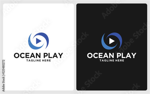 LOGO DESIGN WAVE AND PLAY ABSTRACT MODERN 1