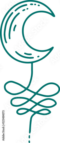 Mystical Celestial Dark Holy Simple Minimalism Tattoo Clipart Symbol space doodle Esoteric elements