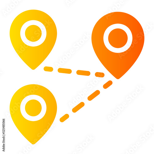 destination gradient icon