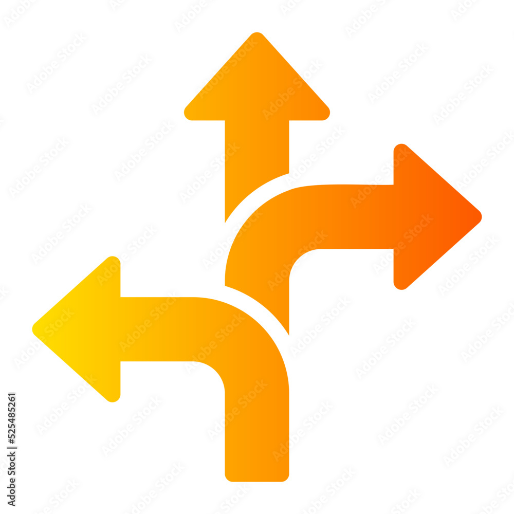 turn gradient icon turn gradient icon