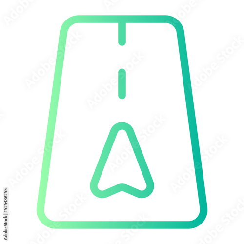road gradient icon